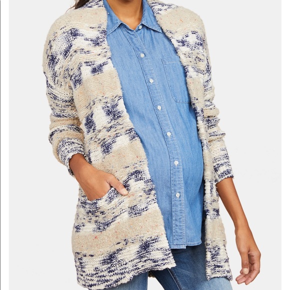 Motherhood Maternity Sweaters - Motherhood maternity open front sweater cardigan